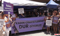 İzmir'de Kadın Cinayetlerine Karşı Protesto