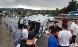 Ordu'da Ambulans Yan Yattı: 4 Yaralı