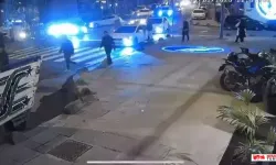 Makas atan sürücü kadın polis memuruna çarptı