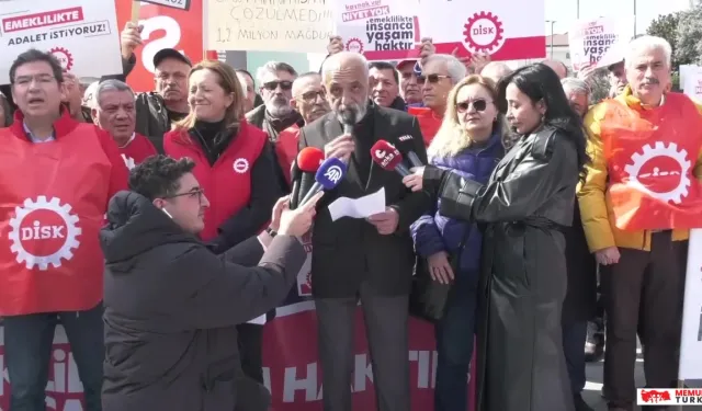 Disk Genel Başkanı Arzu Çerkezoğlu, "Emeklinin yaşadığı zorluklardan iktidar sorumlu" dedi.
