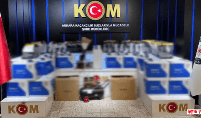 Ankara emniyetinden kaçakçılara eş zamanlı operasyon!
