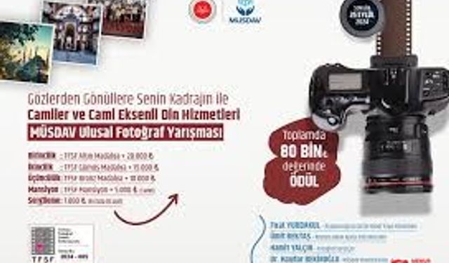 'Camiler ve Din Görevlileri' Temalı Fotoğraf Yarışması Düzenlenecek